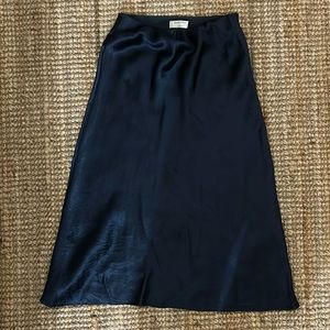 babaton silk maxi skirt